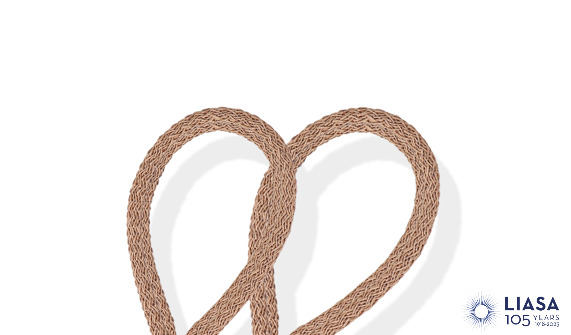 Cordones redondos trenzado estándar light de papel con certificado FSC®