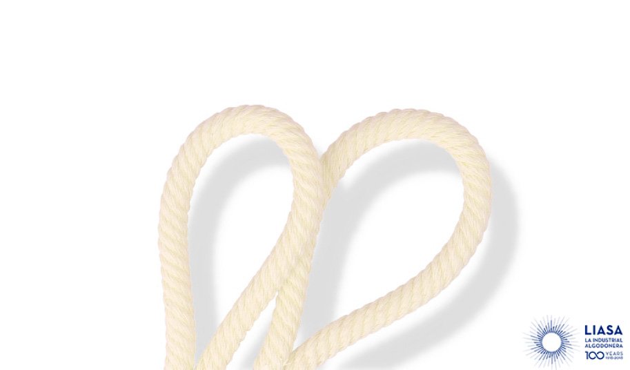 Helical 100% natural cotton cord