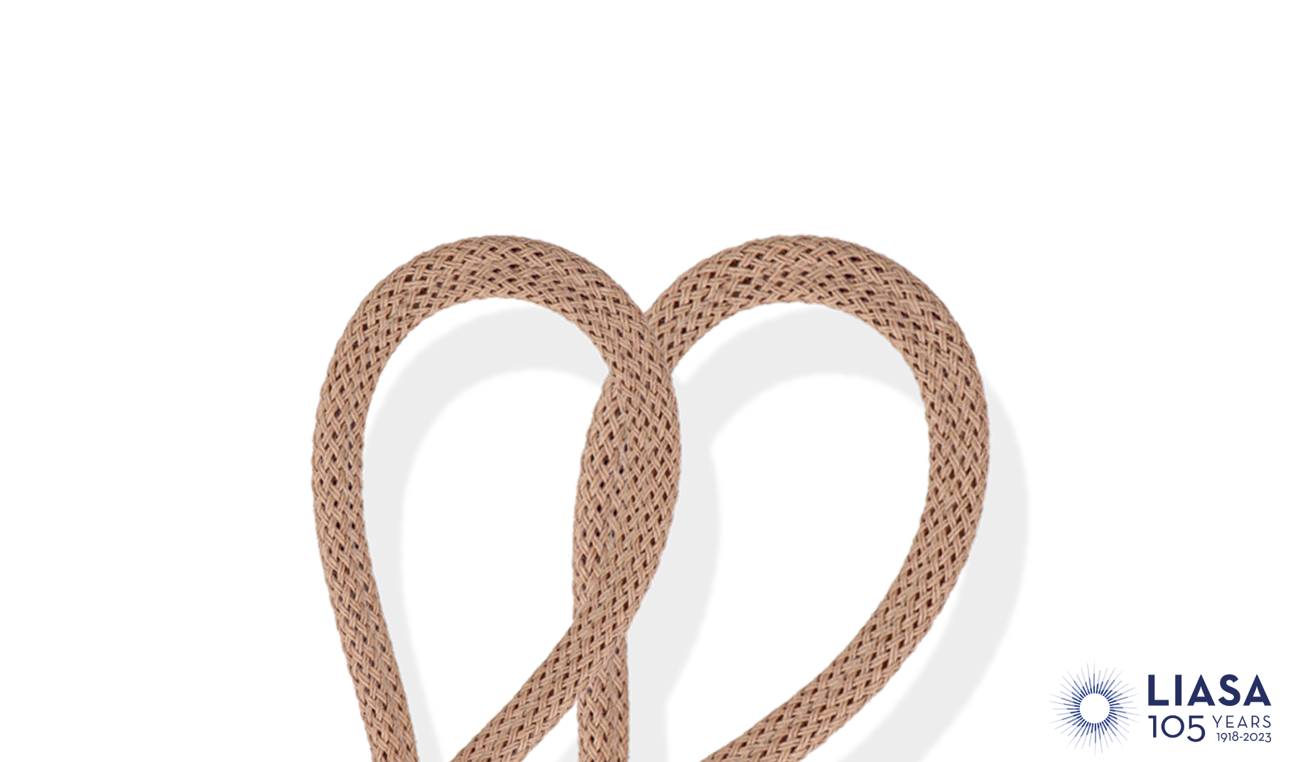Round classic braided paper cords with certificate FSC®