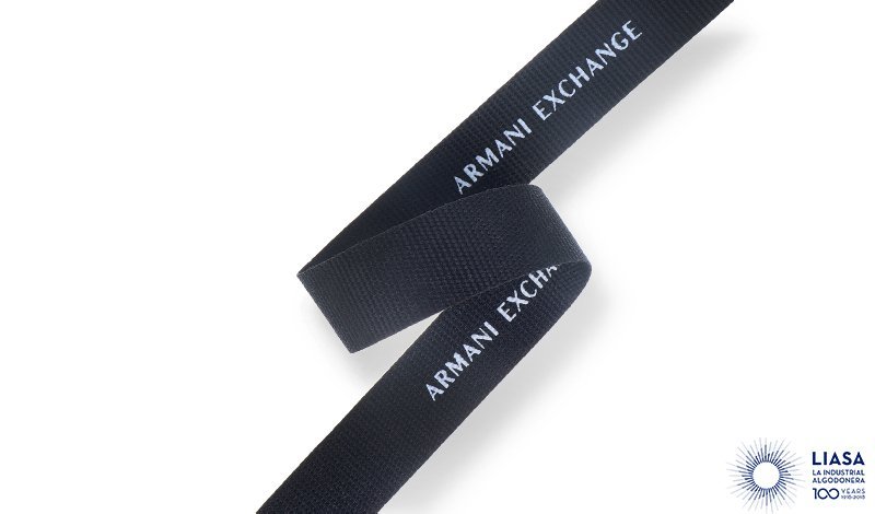Personalised polyester gros grain ribbon