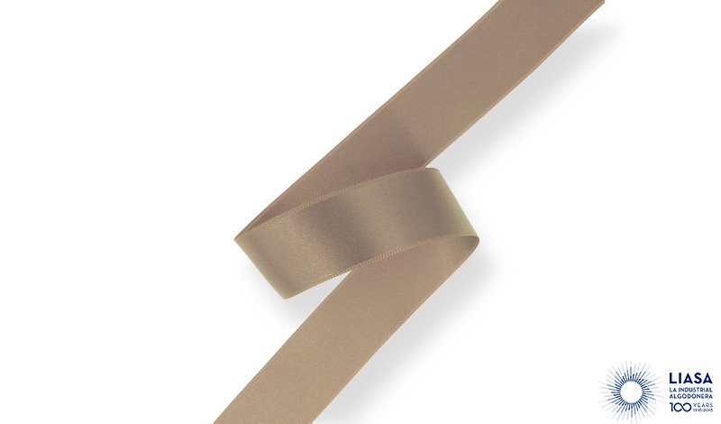 100% recycled polyester satin ribbon