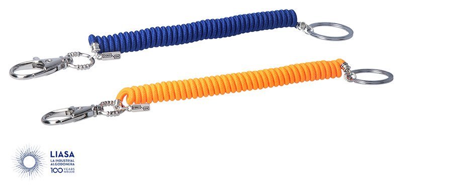  Spiral elastic cord for key ring (LIAFLEX) 