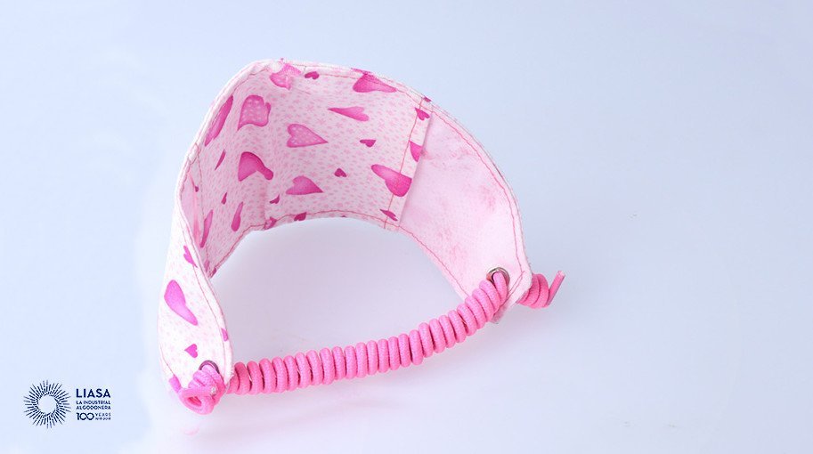 Spiral elastic cord for child health masks (LIAFLEX)