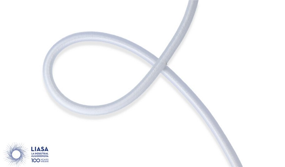 Corda elastica tecnica bianca di Dyneema