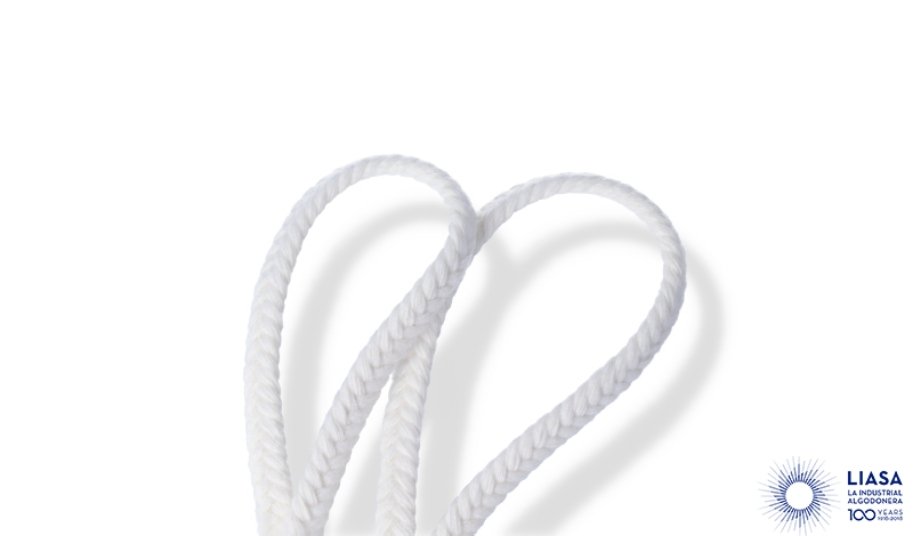  Flat cotton braided cords 