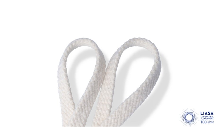  Flat square classic braided cotton cords 