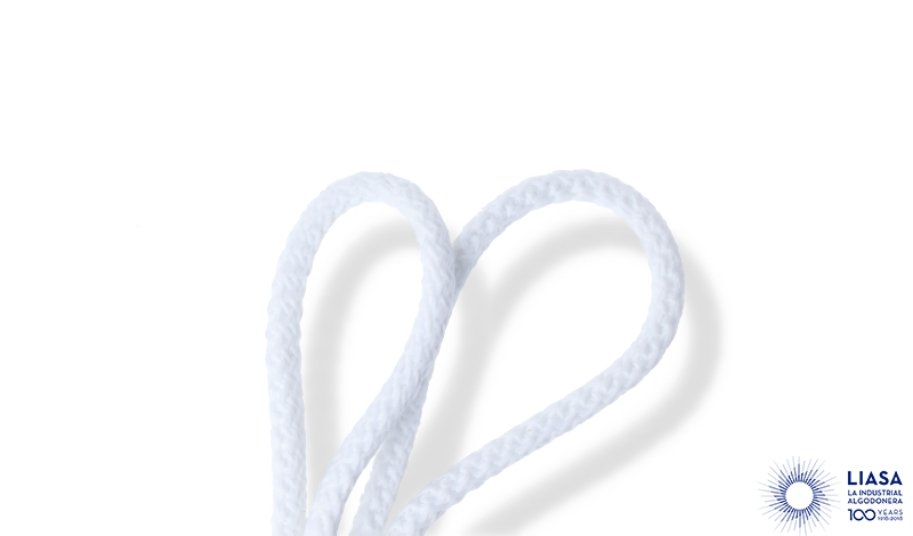  Round polypropylene knitted rope with microfiber inside 