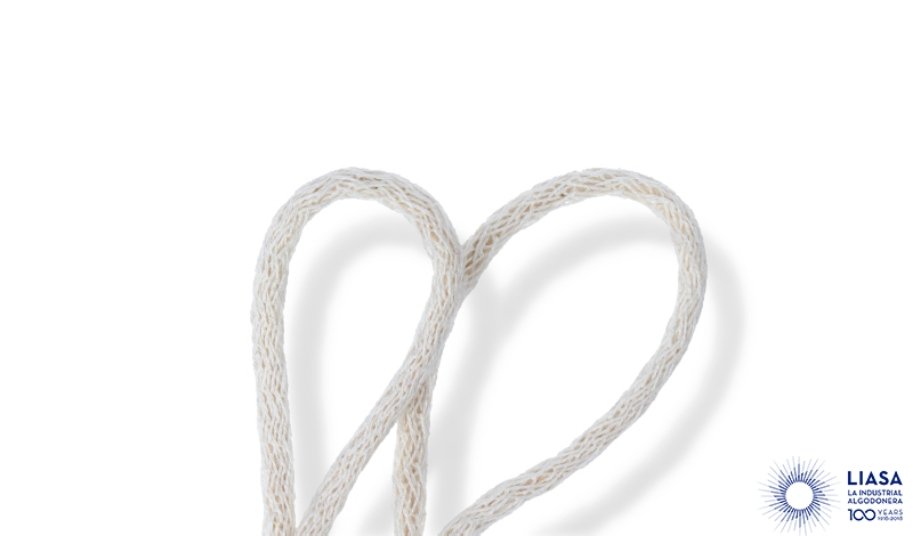 Round standard braided cotton rope