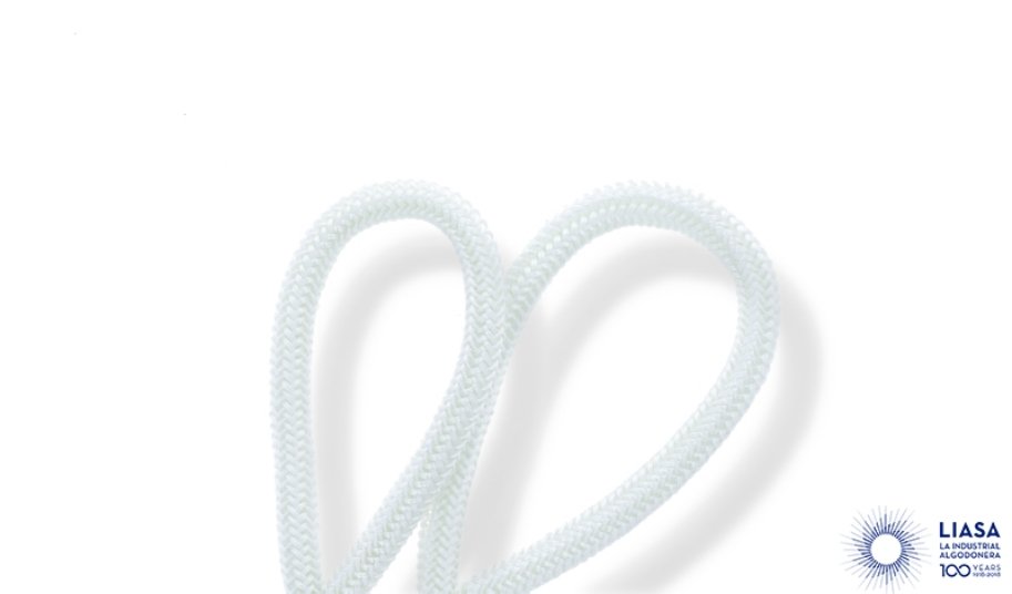 Rounded deluxe knitted fiberglass ropes