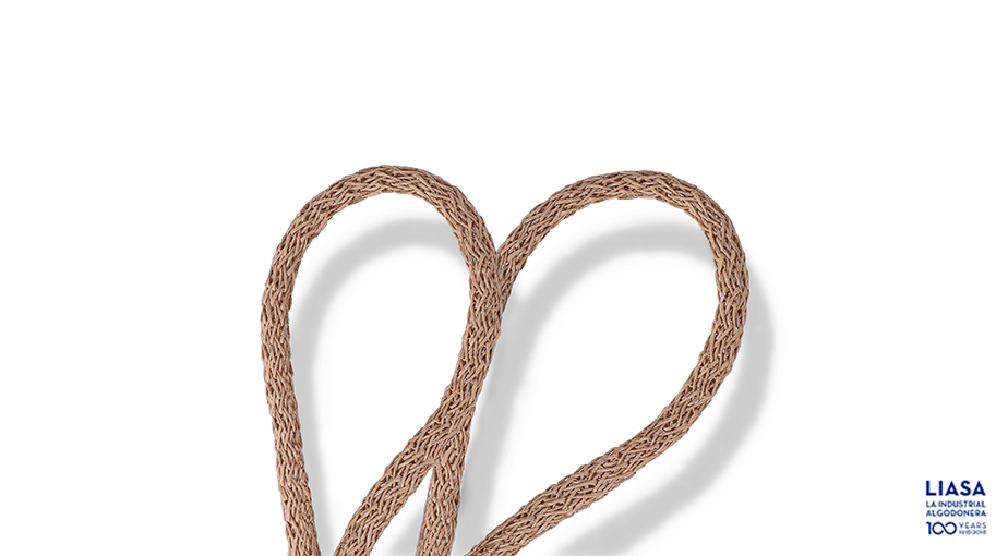 Cordones redondos trenzado estándar light de papel