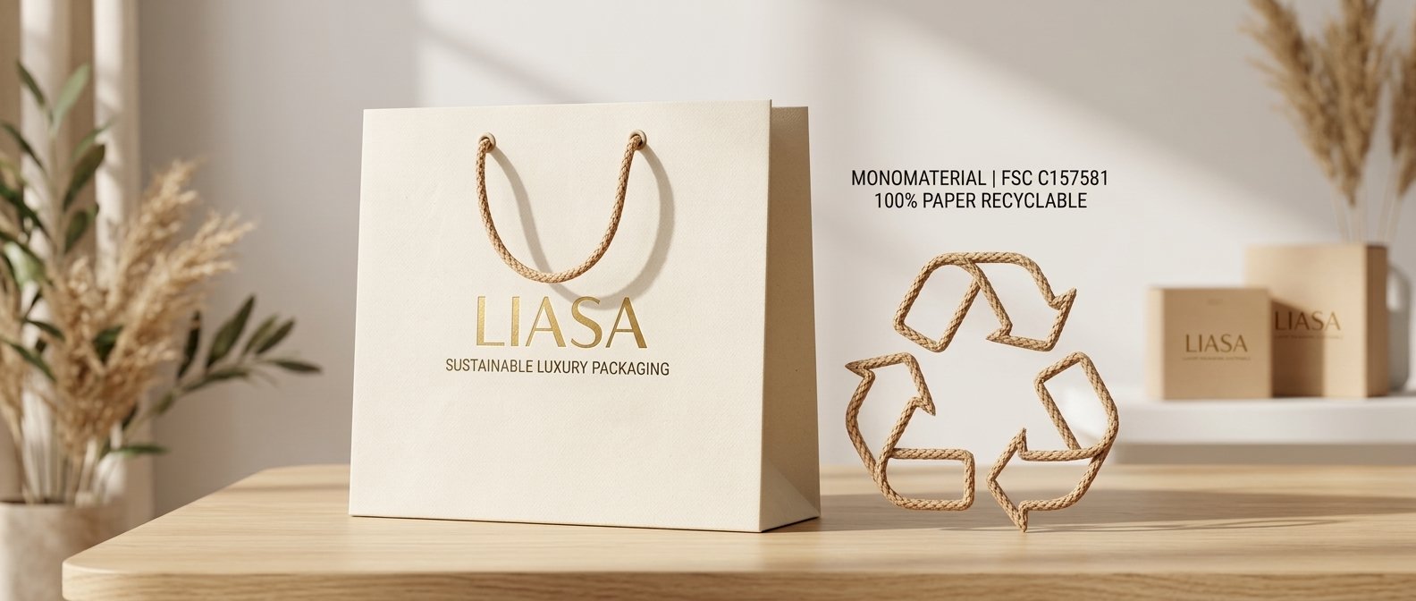 El auge del packaging monomaterial: Por qué el cordón de papel es el futuro del lujo sostenible 