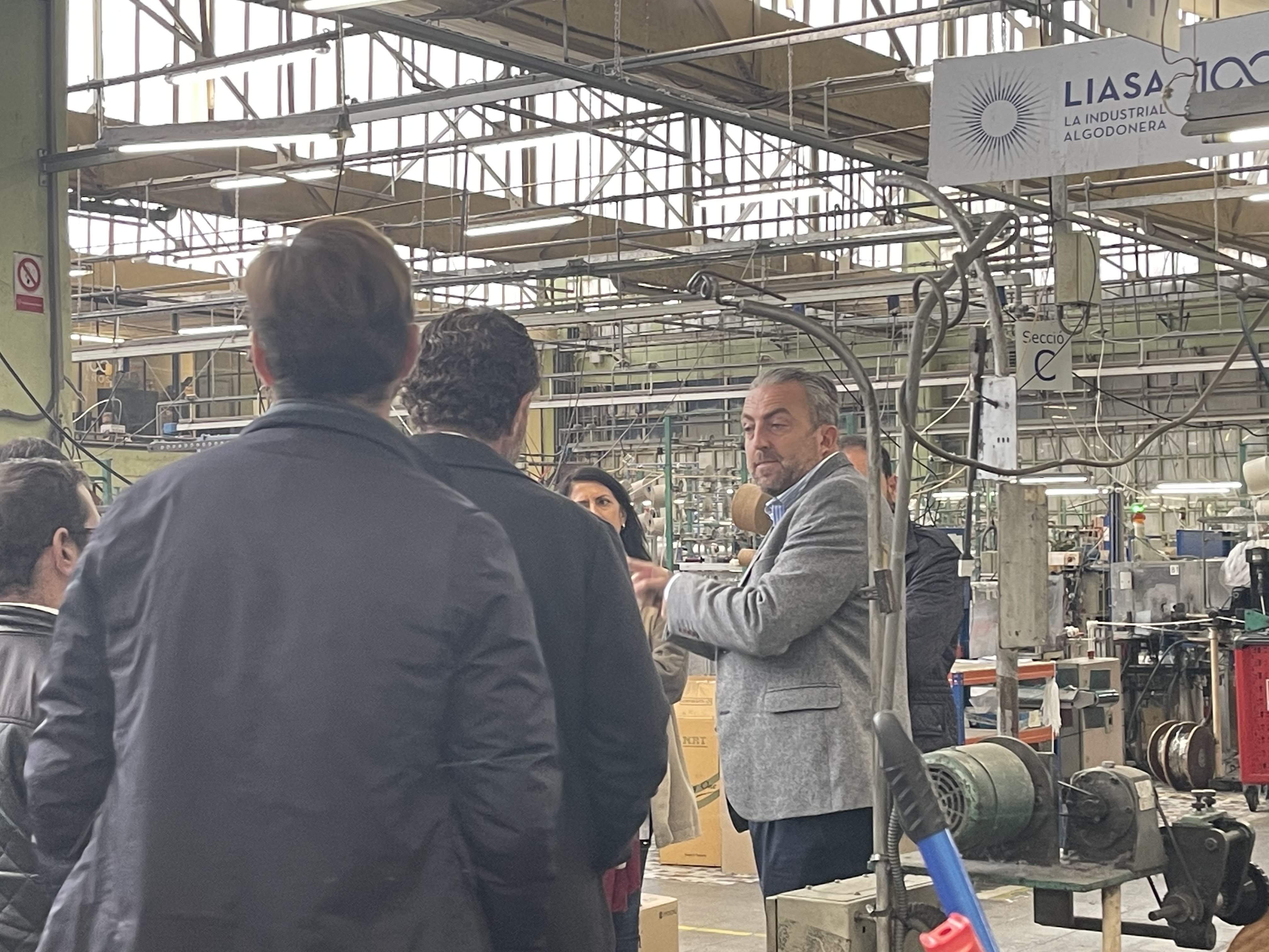 L'AED organizza una visita di oltre 15 imprenditori a La Industrial Algodonera.